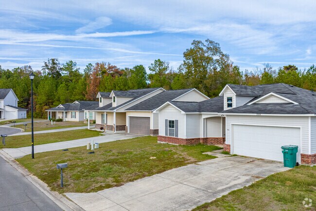 Home styles vary in Watson, including traditional styled homes like these.