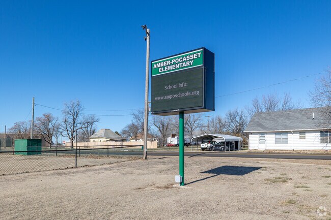 Amber-Pocasset Elementary is located in Amber, Oklahoma.