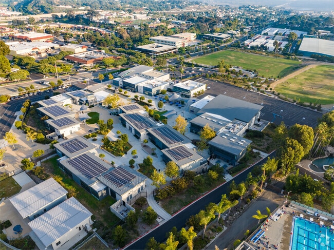 Earl Warren Middle School has several fields for sport practice.