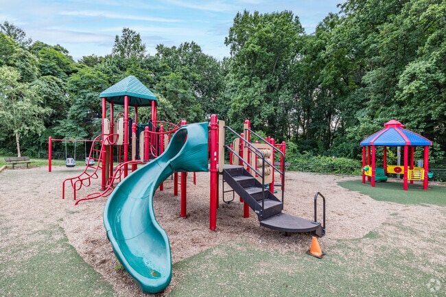 Students love the playground features on Belvedere Elementary School's campus.