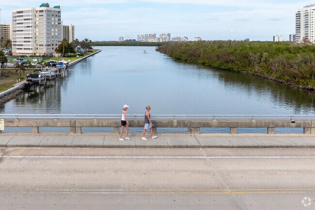 There are many inland waterways close by to the Coastal North Naples neighborhood.