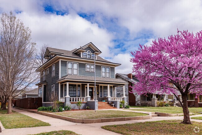 Many older homes in Enid have been restored and well maintained.