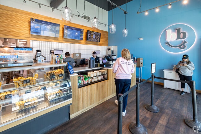 Enjoy great eats at Bella's Bagels in the Kettle Creek neighborhood.