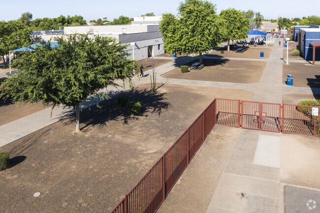 The children of Gilbert can play freely at Chaparral Elementary School safe and secure campus.
