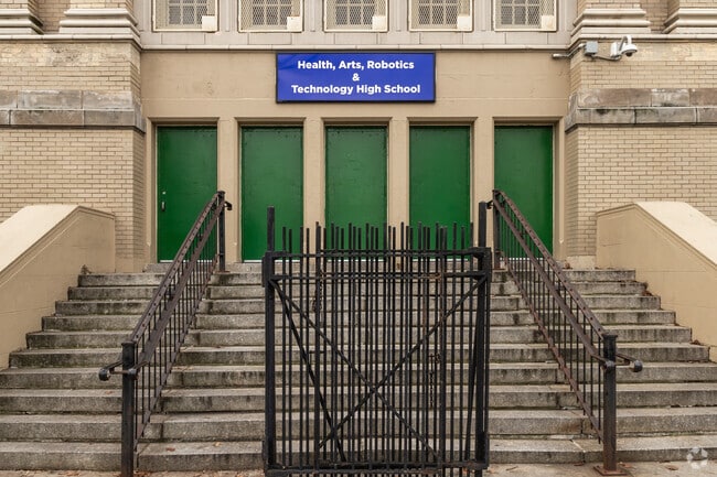 The learning environment at Benjamin Franklin High School is very productive.