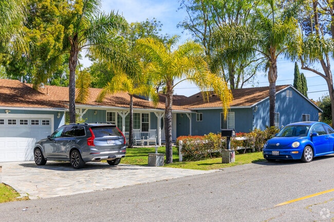 Traditional ranch homes are common in the neighborhood.