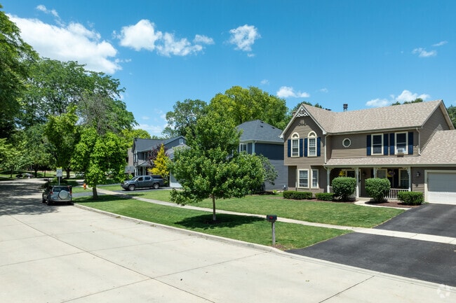 Brookdale streets are full of lush greenery and have well maintained sidewalks.