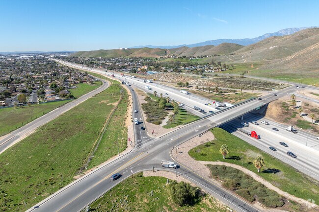 Scenic Route 60 seamlessly weaves alongside the Pedley neighborhood.