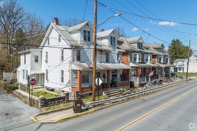 Freemansburg has many sections of historic row homes.