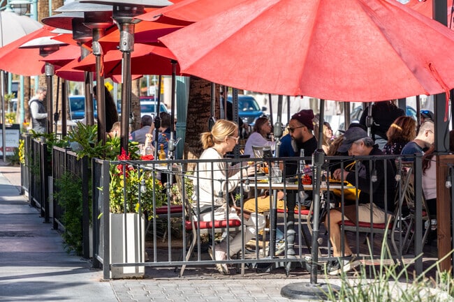 Driving through a few blocks to Downtown Palm Springs, you'll discover a variety of restaurants.