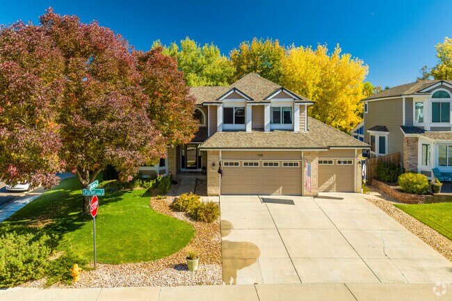 Traditional two-story homes like this are common in Meadows.