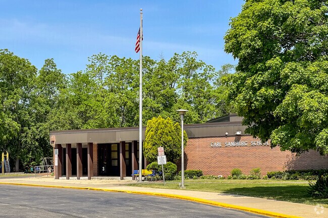 At Carl Sandburg Elementary, serves the Jewel Road students.