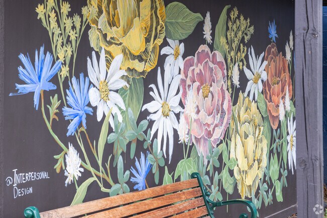 Downtown Rockford has beautiful and colorful murals starting to pop up.