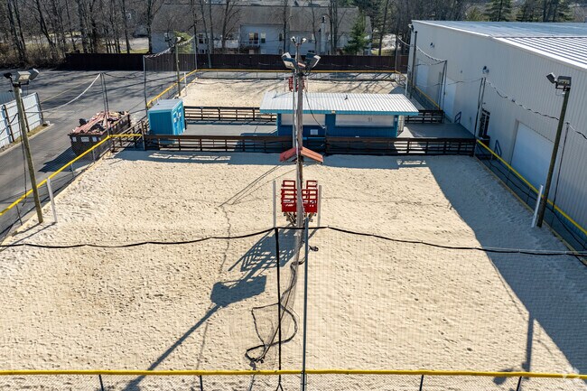 Cherry Grove Lanes in Cherry Grove features bowling, a bar, an arcade, and outdoor volleyball