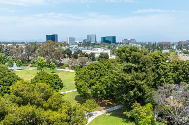 Northside Costa Mesa does not lack views in any direction you look.