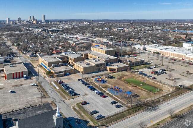 Mayo Demonstration Elementary School provides students lots of open space to run and play.