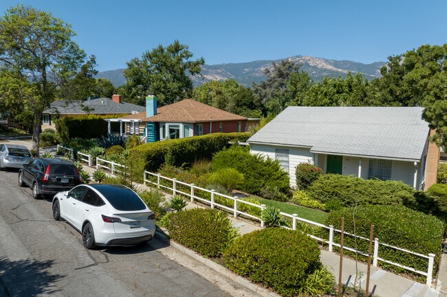 Many traditional ranch-style homes line the streets of Samarkand, Santa Barbara.