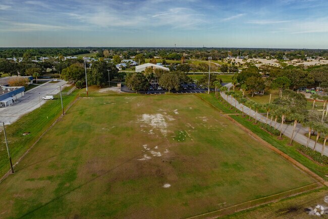 Windmill Point Elementary School offers students several athletic fields.