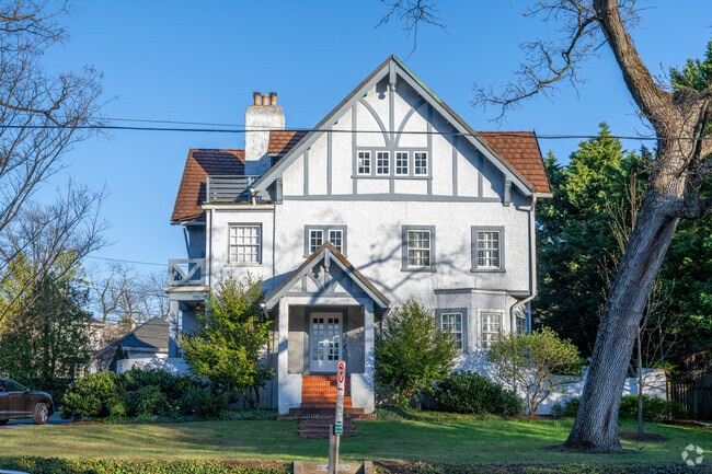 Tudor-style single-family home on Idaho Ave NW in McLean Gardens.
