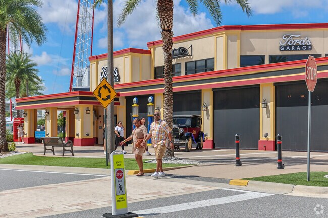 Magic Village has Sunset Walk, an open air shopping and dining destination.