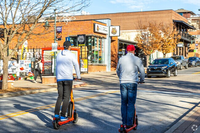 Enjoy a day in downtown Fayetteville with its many restaurants and shops.