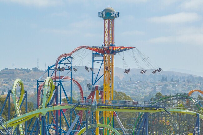 Six Flags provides American Canyon with a local world-class amusement park.