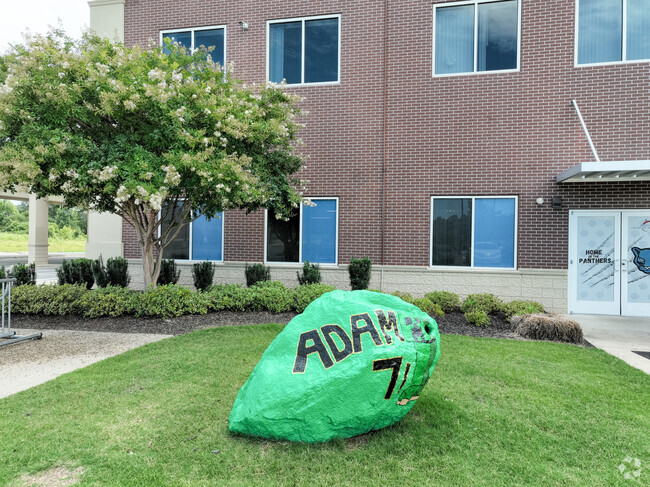 The spirit rock at Iredell Charter Academy is great place for birthday wishes.