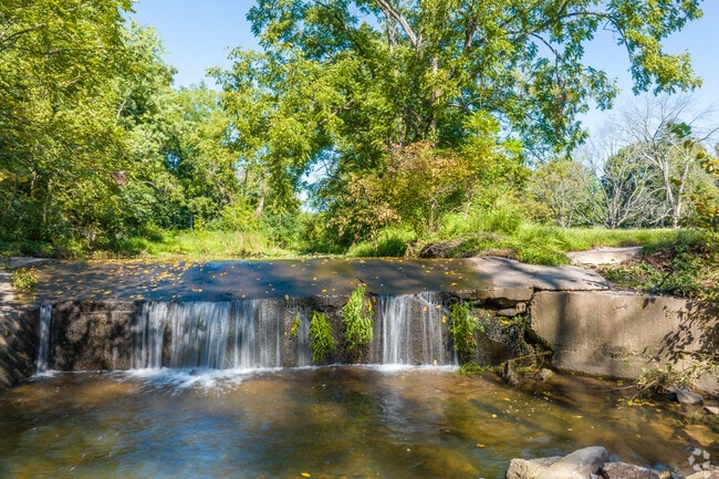 Lake Lenape Park includes a creek and several serene waterfalls, minutes from Township.