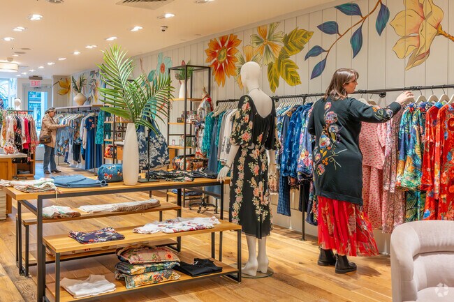 Get a colorful new wardrobe at Johnny Was in Southampton.