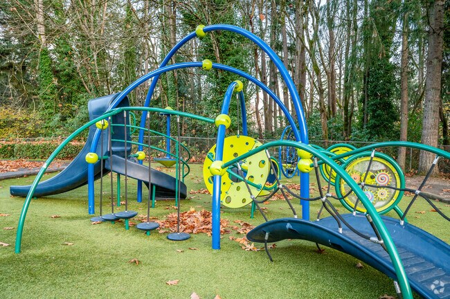 Children of all ages can enjoy the playgrounds at Lakeview Park in 5 Corners.