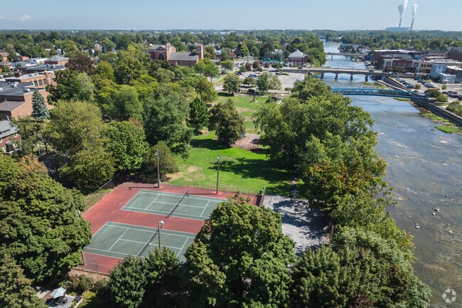St Mary's Park is home to many family events and sits alongside the River Raisin in Monroe.