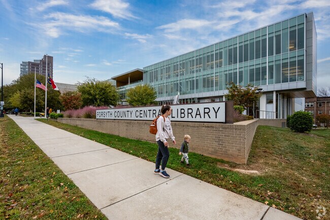 Forsyth County Central Library is a great place to bring the entire family.