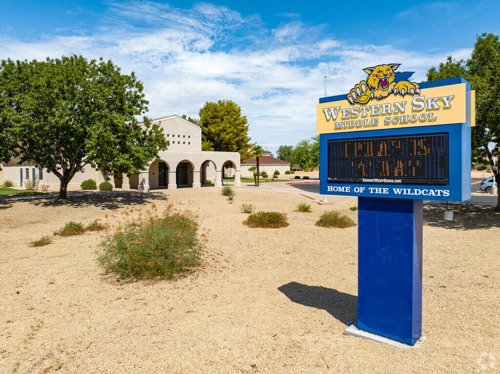 Western Sky Middle School helps students advance their learning in a supportive environment.