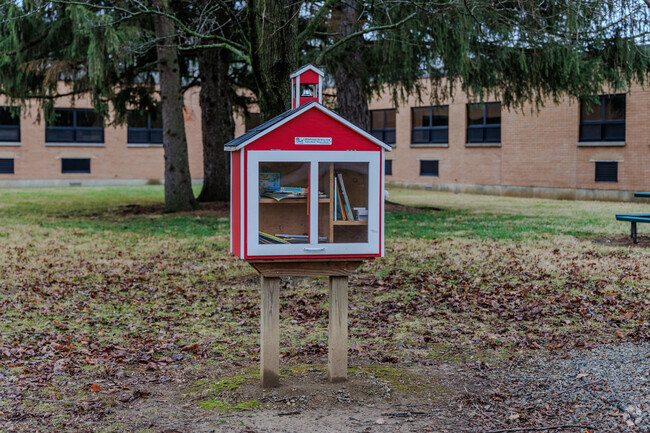 Valley Elementary School offers a book mailbox for its' students.