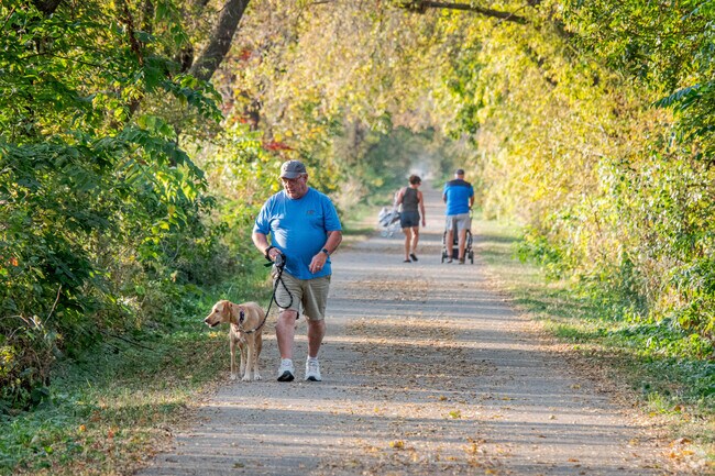 Douglas State Trail offers pet-friendly paths for walking and biking near Oronoco.