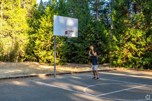 Practice your jump shot in peace at Pioneer Park.