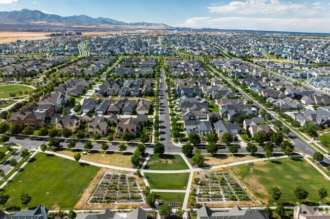 Daybreak is a picture perfect community with mountain views.