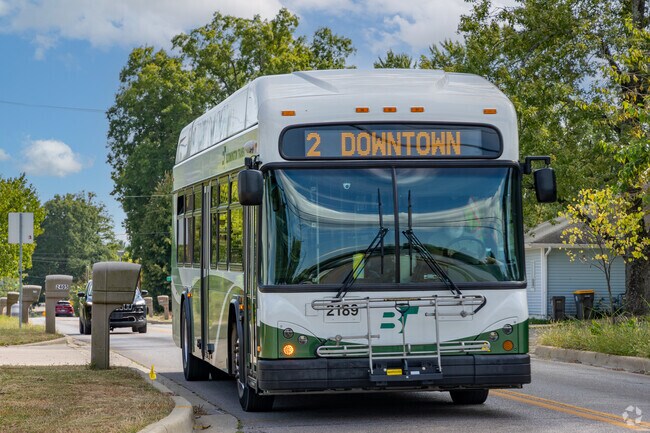 The Bloomington Transit System runs seven days a week for Broadview residents.