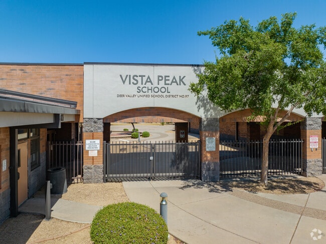 Vista Peak School serves students from preschool through sixth grade.