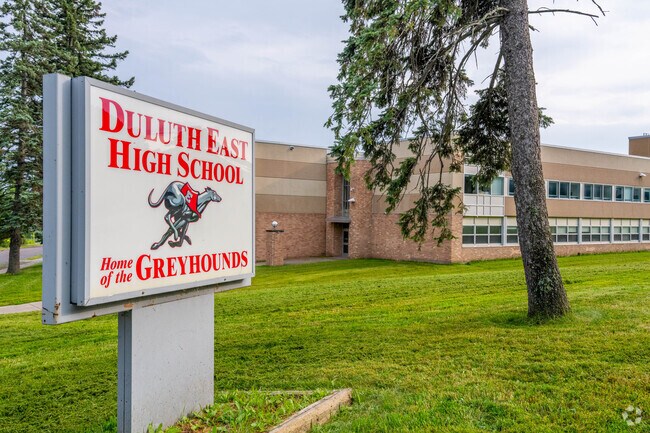 East High School, in the Duluth Public School District, ranks 73rd in Minnesota.