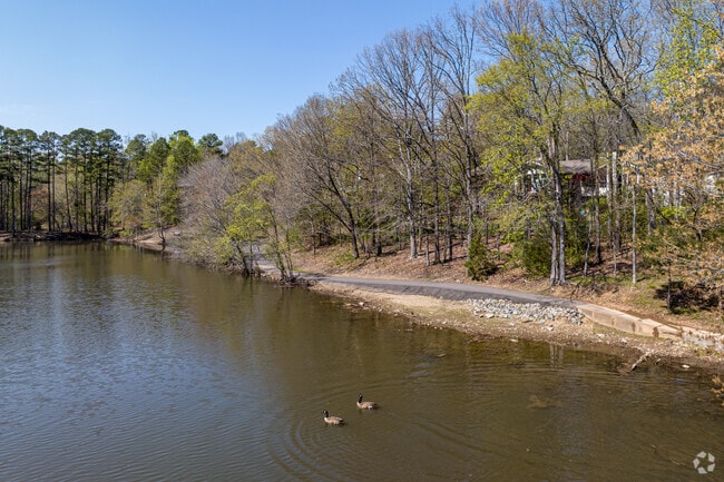 The ponds in Rock Creek neighborhood park offer residents a peaceful walk.