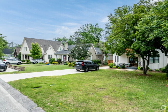 Most homes have driveways.