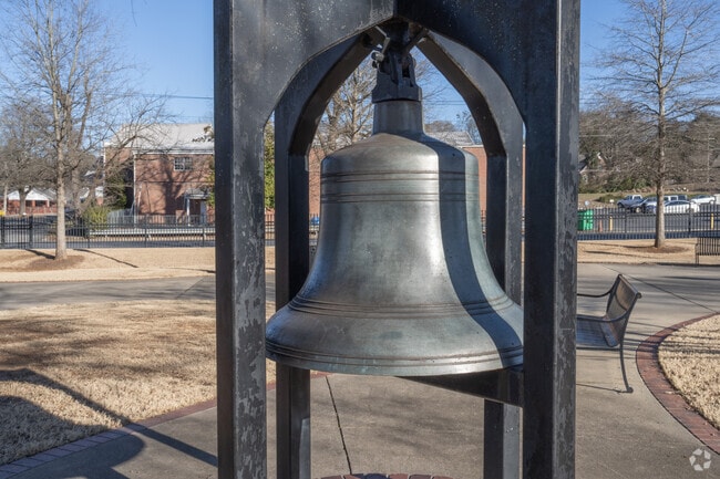 The historic Calhoun city bell was used to call residents for meetings and emergencies.