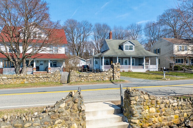 Some Budd Lake homes feature beautiful stonewalls.