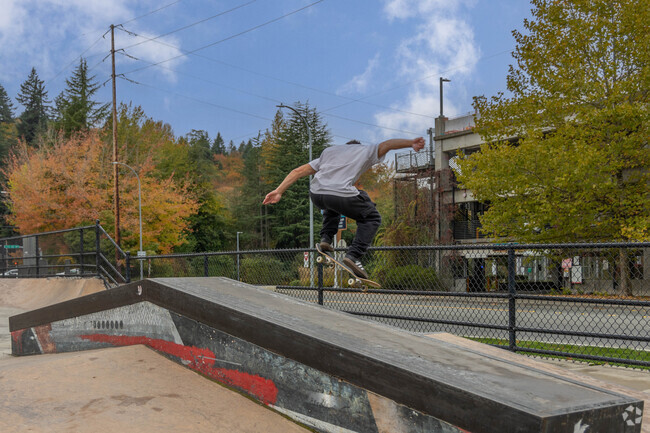 At Tibbetts Valley Park, residents can get active in many ways, including the skate park.
