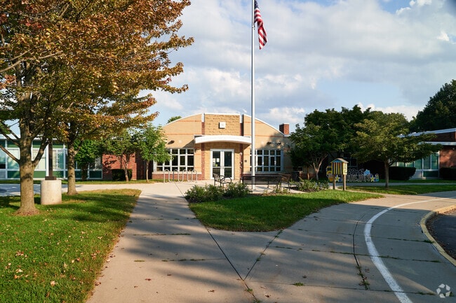 Buckman Heights Elementary School entrance.
