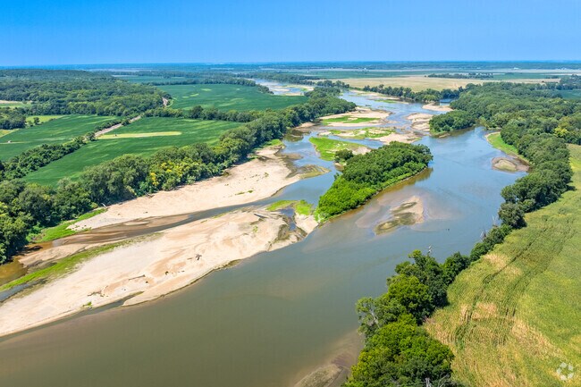 The Kaw river is a perfect place  for kayakers.