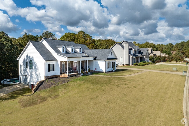 Architectural styles in Sutallee range from ranch-style houses to two-story farmhouses.