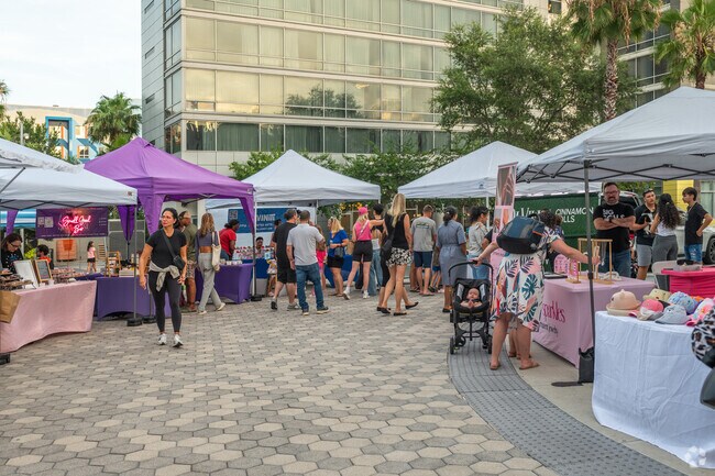 Storey Park residents support local owned businesses on at the crafts fair in Lake Nona Center.