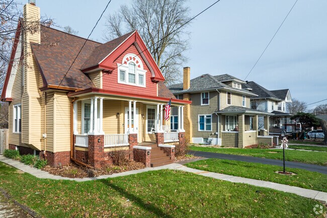 Historic homes are a common sight in Galesburg and give the city a charming character.